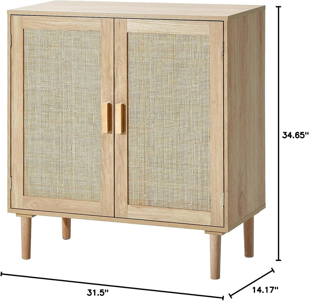 VEVOR Sideboard Cabinet, Buffet Cabinet with 2 Magnetic Doors and Adjustable ...