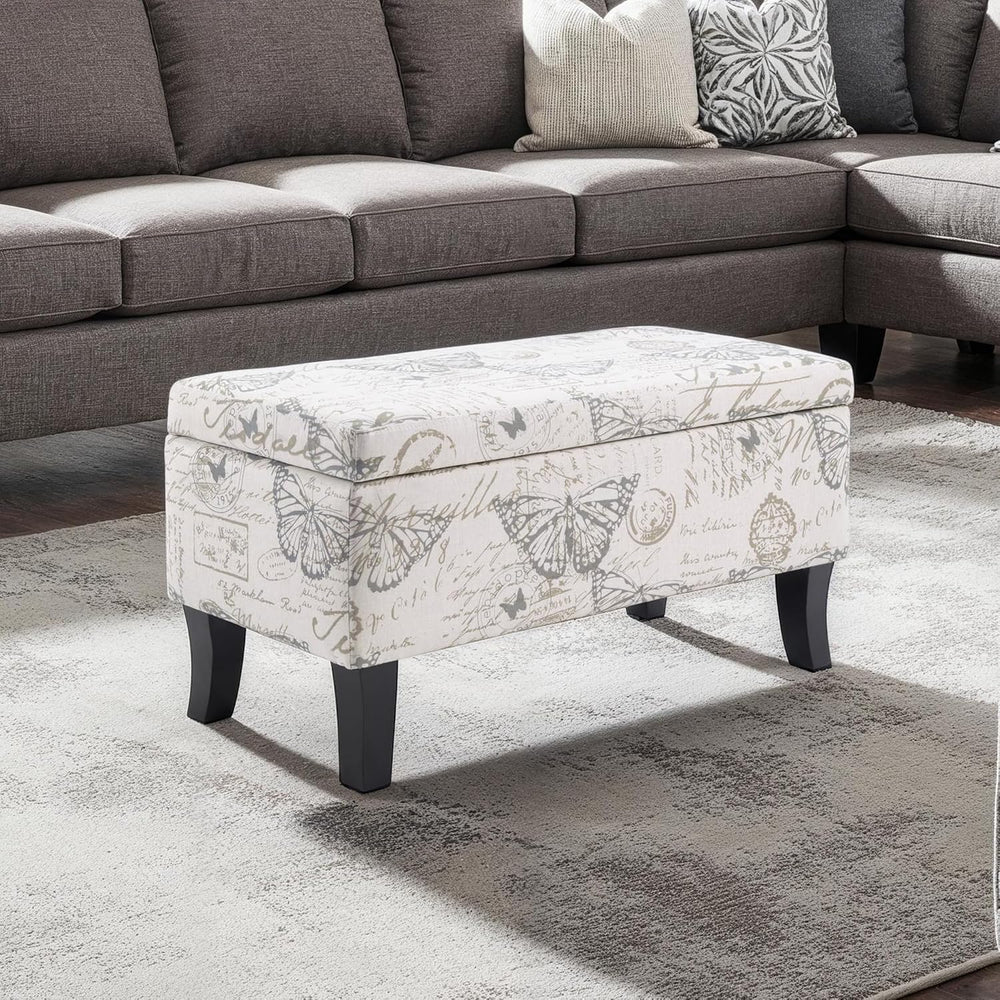 Convenience Concepts Designs4Comfort Winslow Storage Ottoman Bench 32" -...
