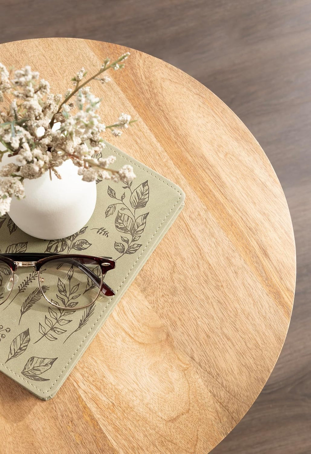 Kate and Laurel Ardentown Modern Round Wood Side Table, 16 x 16 x 24, Natural...
