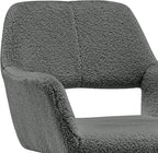 Mid Century Modern Dining Chairs Set of 4 & 2 & 6 Comfy Accent Chair Upholstered Kitchen Dining Living Room Chairs for Bedrooms Waiting Room Home Arm Desk Chair No Wheels (Wool Dark Gray, 4)