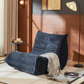 Bean Bag Chair for Adults,Bean Bag Chairs with High Density Comfortable Memory Foam,Giant Lazy Sofo Fireside Bean Bag Chair, for Living Room, Bedroom, Reading & TV (Bule)