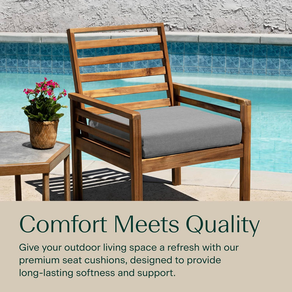 Honeycomb Outdoor Heritage Set of 2 Seat Pads for Patio Furniture, 20 x 20