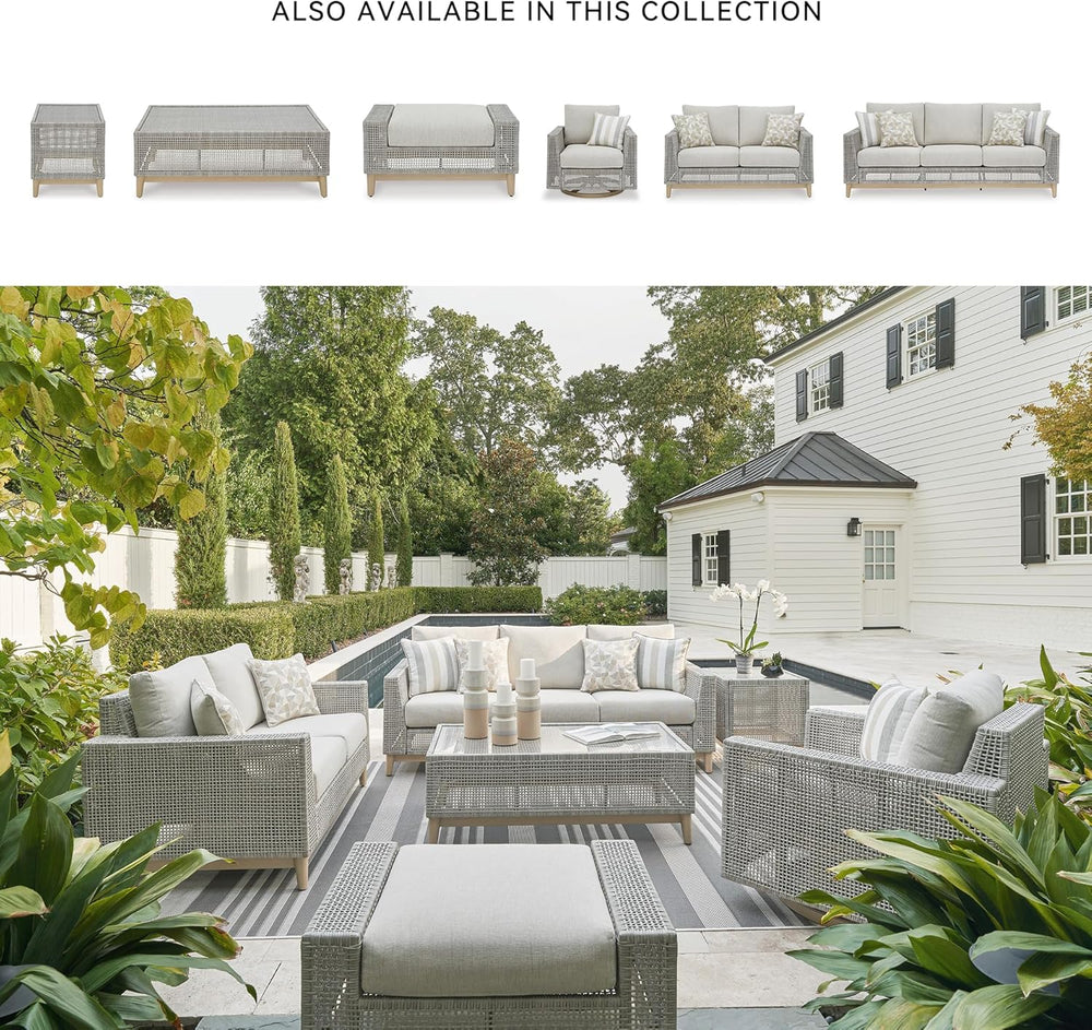 Signature Design by Ashley Seton Creek Casual Nuvella Weather Resistant Fabri...