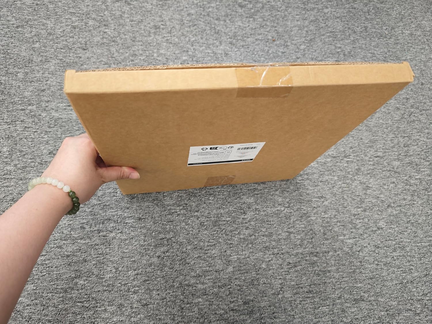 2 Pack Bathroom Corner Shelf, Recessed 12" Corner Shower Shelf, SUS304 Stainless Steel Triangular Wall Mount, No Drilling, Brushed Nickel