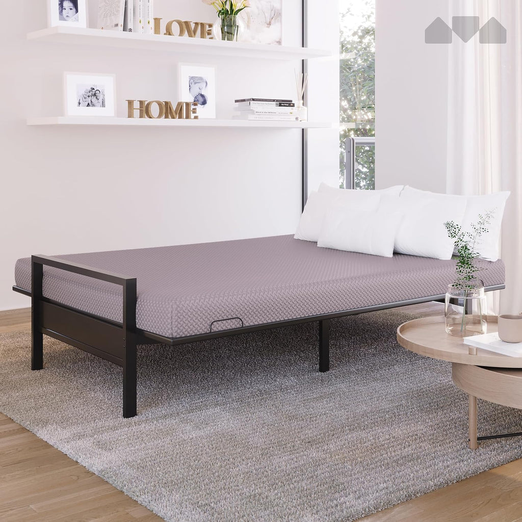 Milliard Memory Foam Futon Mattress – Full Size (Frame Not Included) (Grey)