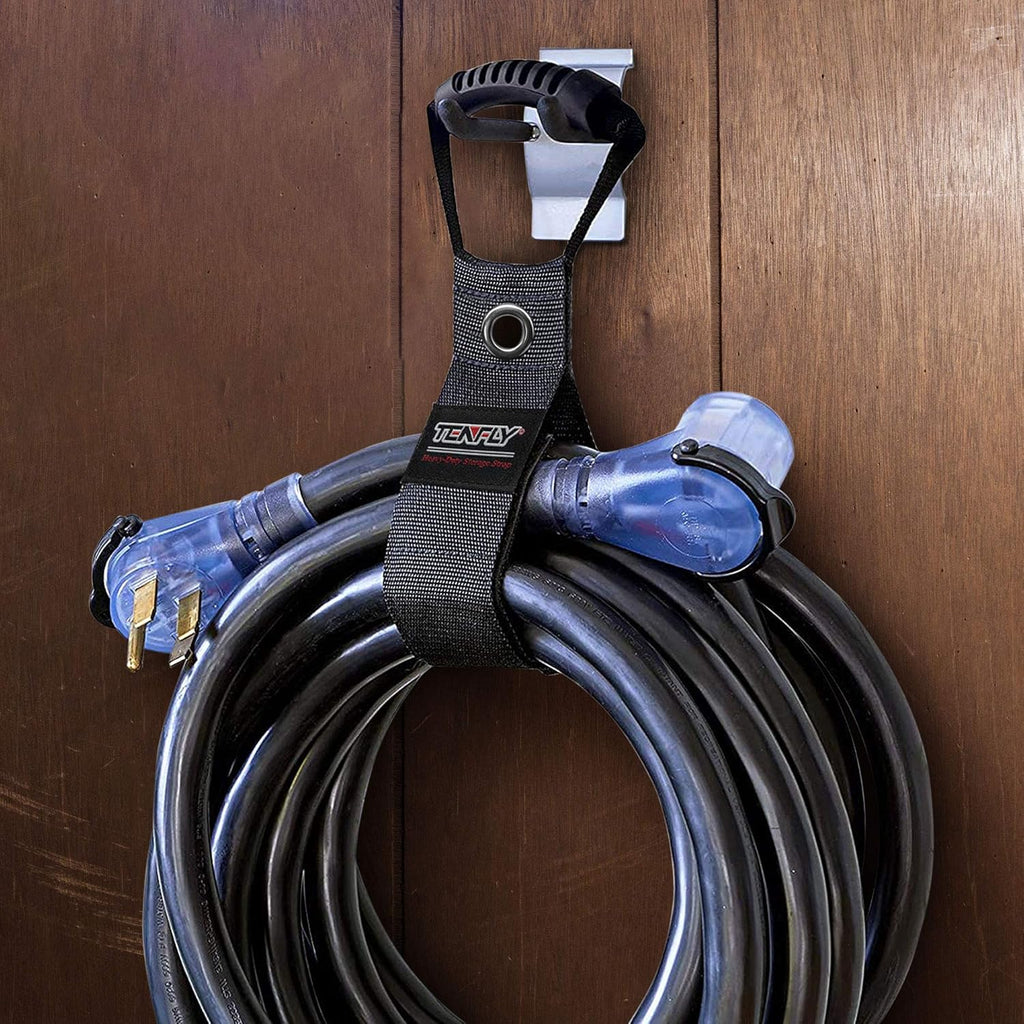 4 Pack (17"/22"/28") Portable Extension Cord Holder and Organizers, with Carrying Handle and Grommet, for Extension Cords, Cables, Ropes, Garden Water Hoses Carrying organization and storage