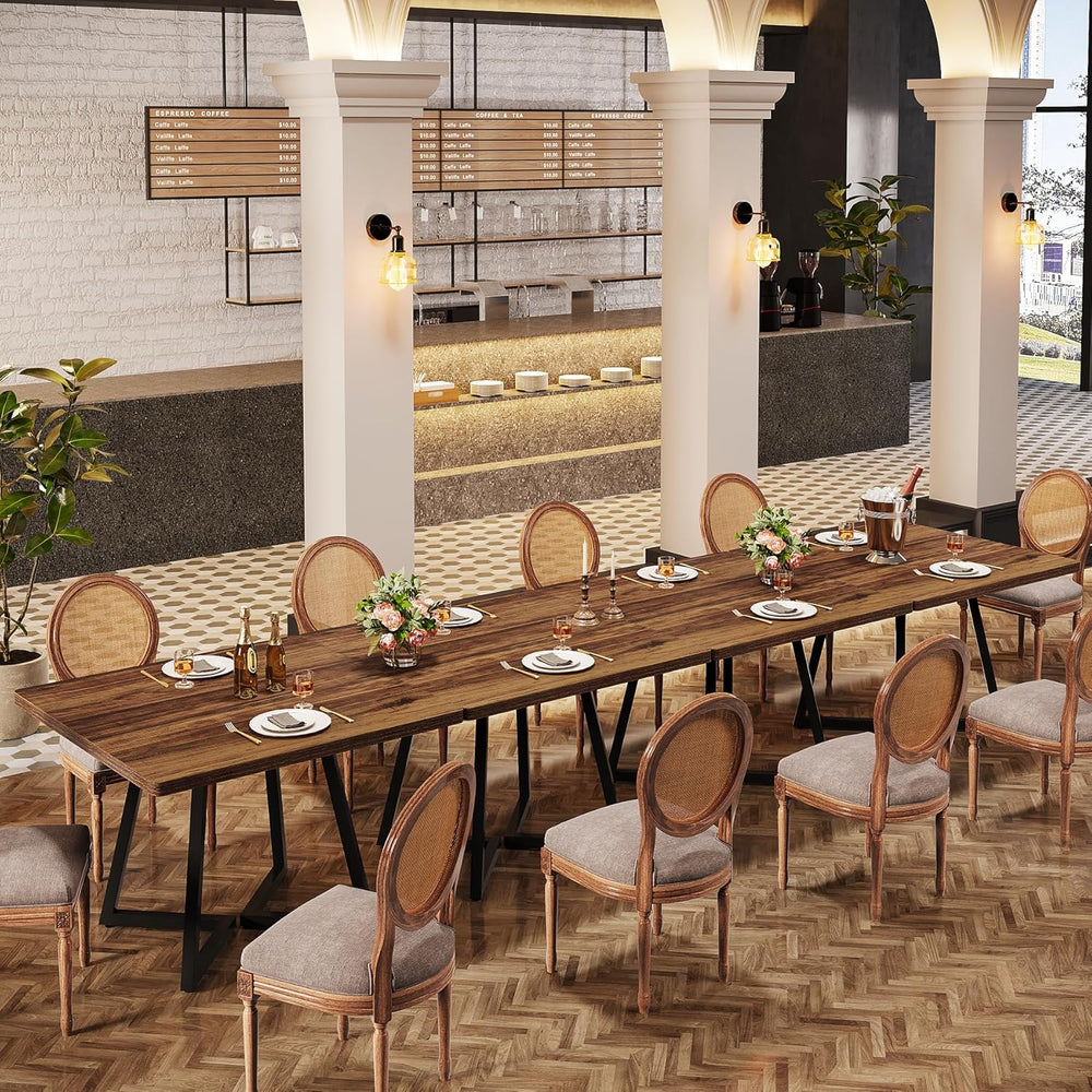 Tribesigns Square Commercial Dining Table Set of 6, 31.5" Heavy Duty Din...