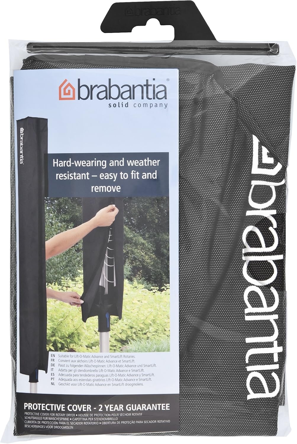 Brabantia Advance Rotary Covers for Lift-O-Matic Advance, Black, 420405