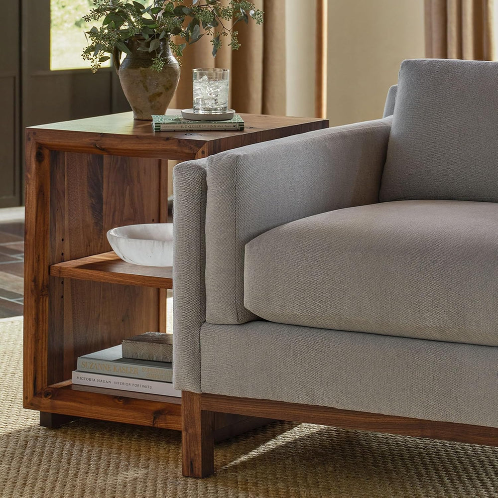 Stickley Saranac Side Table, End Table, Solid Rustic Walnut, Sustainable Cons...