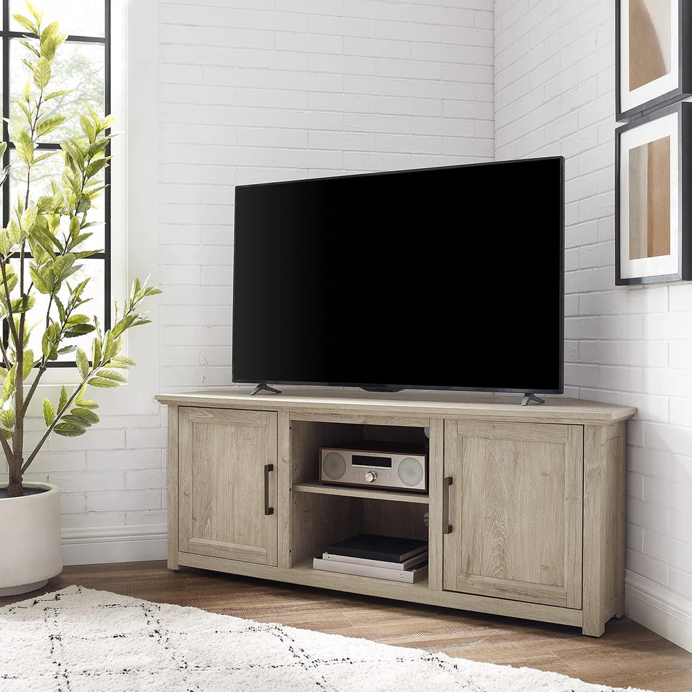 Crosley Furniture Camden Corner TV Stand for 65+ inch TVs, Entertainment Cent...