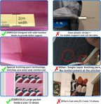 Over The Door Shoe Organizer, 70 Pounds Large Capacity, 20-30-Pair shoe organizer, Heavy Duty-Extra Deep Pockets ,Anti-Scratch Hooks & FSC-Certified Bamboo ,Engineered for Men’s Size 13 shoe,Pink