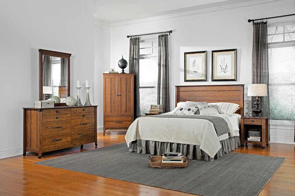 Sauder Carson Forge Armoire, Washington Cherry finish