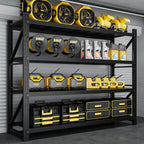 7000LBS Metal Garage Shelving Unit 79" W Storage Shelves Heavy Duty 4 Tier Adjustable Garage Storage Racks Industrial Shelving Utility Rack Shelf for Warehouse/Basement 79" Wx24 Dx79 H