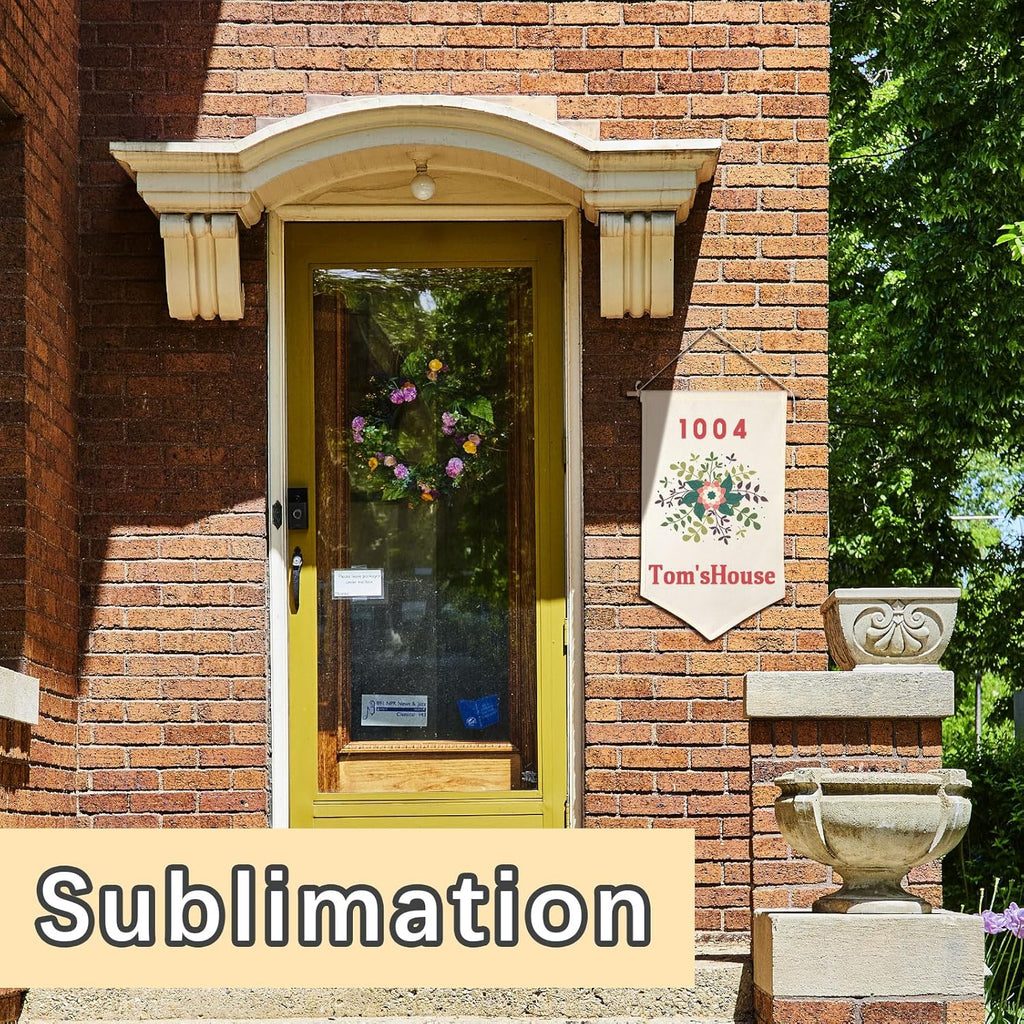 5 PCS Canvas Banners Wall Hanging Brooch Jewelry Storage Case Stand Enamel Pin Display, Sublimation blank Banner,Holder Earrings Necklace Pin Collection Organizer