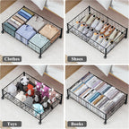 Under Bed Storage with Wheels, 360° Rotating, No-Assembly Underbed Storage Containers, 2PACK