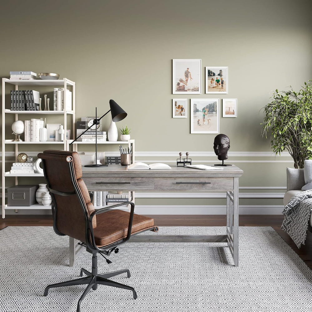 BELLEZE Modern Simple Home Office Computer Laptop Writing Desk Wood Study Tab...