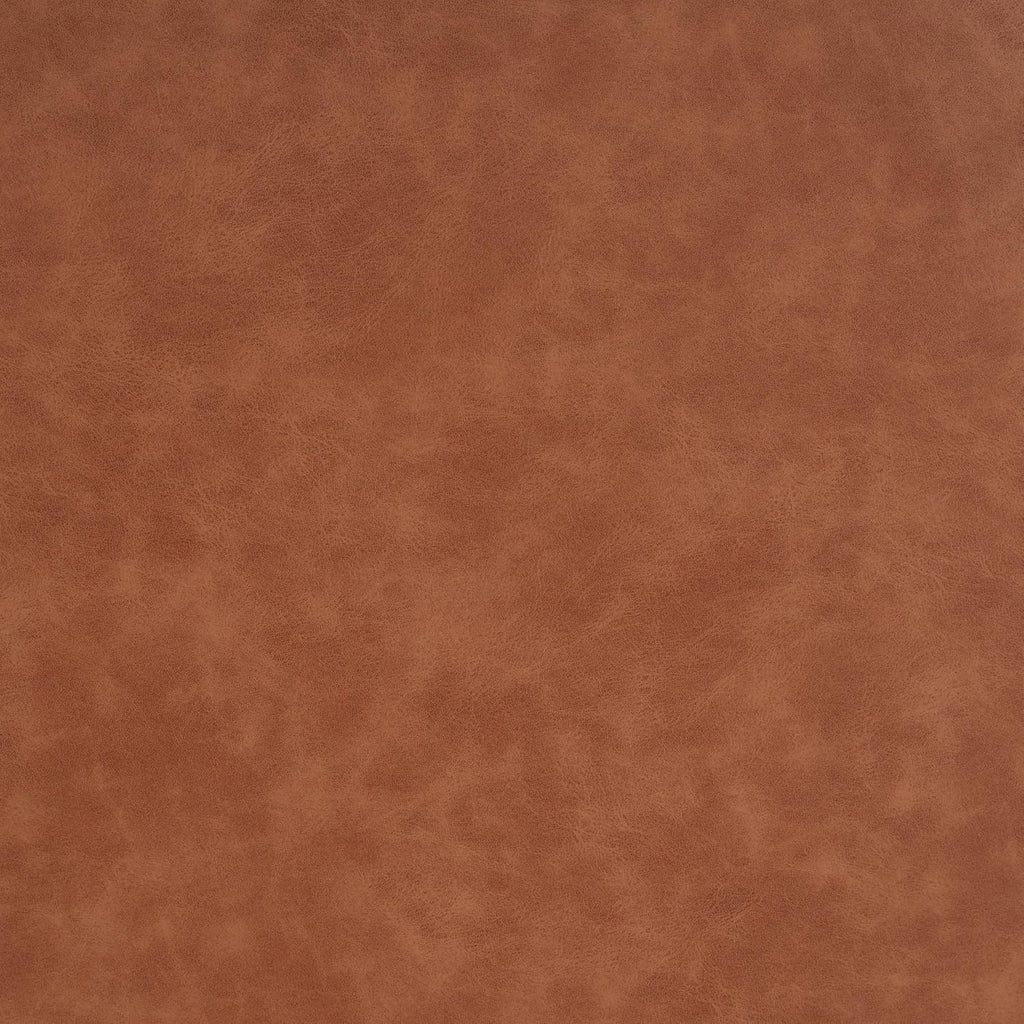 Christopher Knight Home GAVI PU Leather Ottoman Foot Stool, 30" Pouf Footstool Ottoman Seat, Upholstered Foot Chair, Round Footrest, Modern Side Table for Living Room Bedroom Home Decor, Cognac Brown