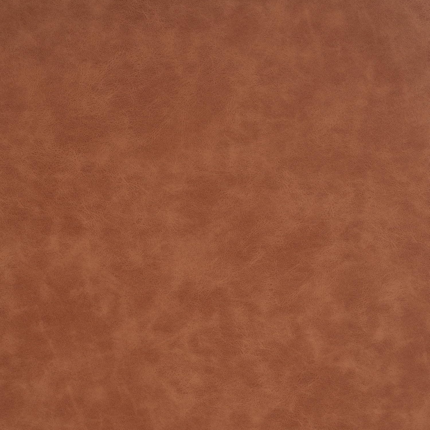 Christopher Knight Home GAVI PU Leather Ottoman Foot Stool, 30" Pouf Footstool Ottoman Seat, Upholstered Foot Chair, Round Footrest, Modern Side Table for Living Room Bedroom Home Decor, Cognac Brown