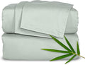 Twin XL Sheets by Pure Bamboo, Genuine 100% Organic Viscose Derived from Bamboo Bed Sheet Set, Luxuriously Soft & Cooling, Double Stitching, Lifetime Quality Promise (Twin XL, Sea Glass)
