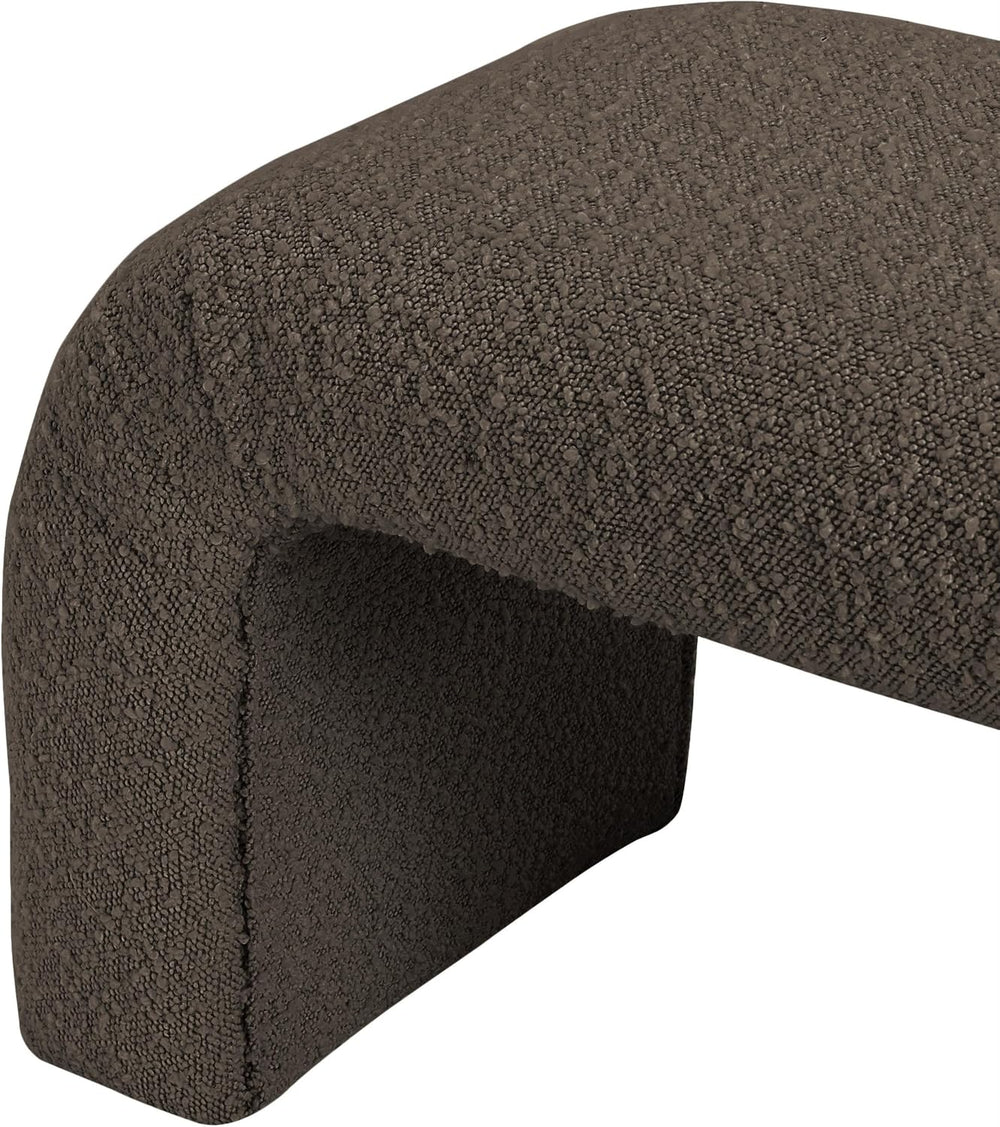 Meridian Furniture 169Brown Niagara Collection Modern | Contemporary Boucle F...