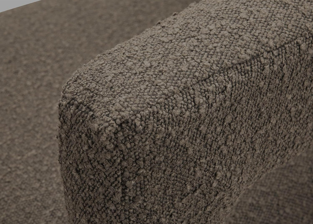 Meridian Furniture 865Brown Athena Collection Modern | Contemporary Boucle Fa...