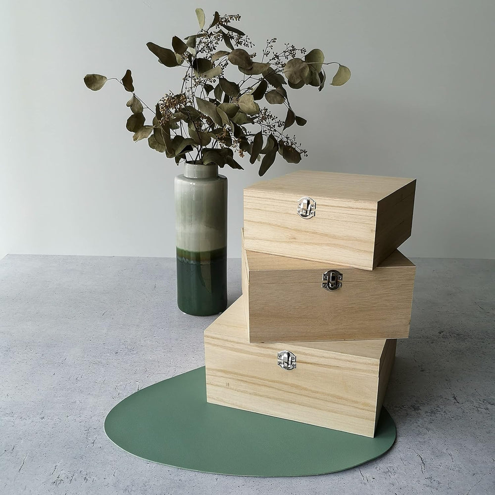 Zeller Storage Box, Brown, 26 x 26 x 12.5 cm