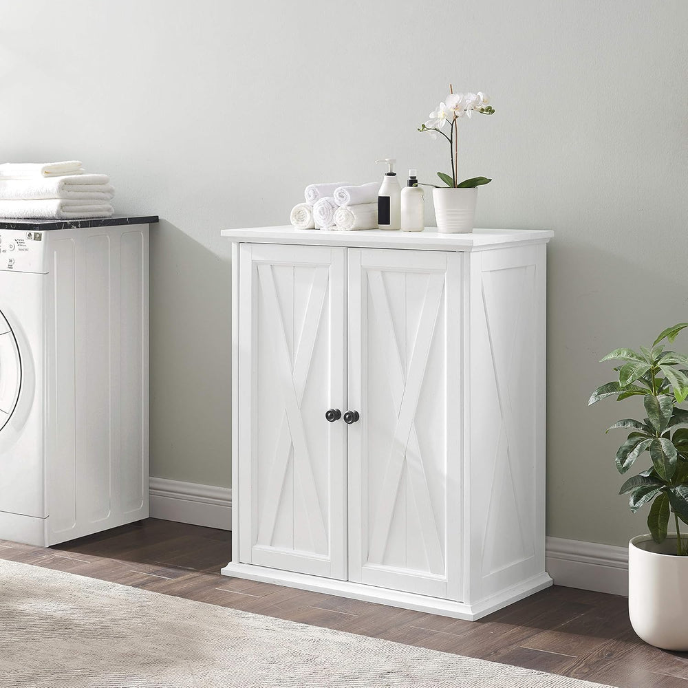 Crosley Furniture Clifton Stackable Pantry Storage Cabinet with Shelves, Kitc...