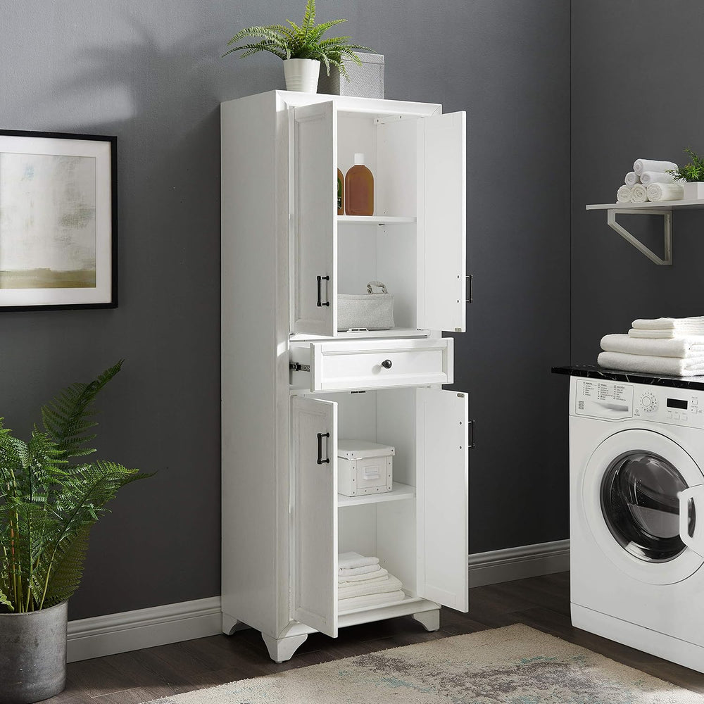 Crosley Furniture Tara Pantry Storage Cabinet with Shelves, Kitchen, Dining, ...
