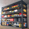 REIBII 60" W Garage Shelving, 3000LBS Metal Shelving Units, 6 Tier Storage Shelves, Adjustable Heavy Duty Shelving and Storage Rack for Warehouse, Pantry, Basement, 60" W x 84" Hx 24" D