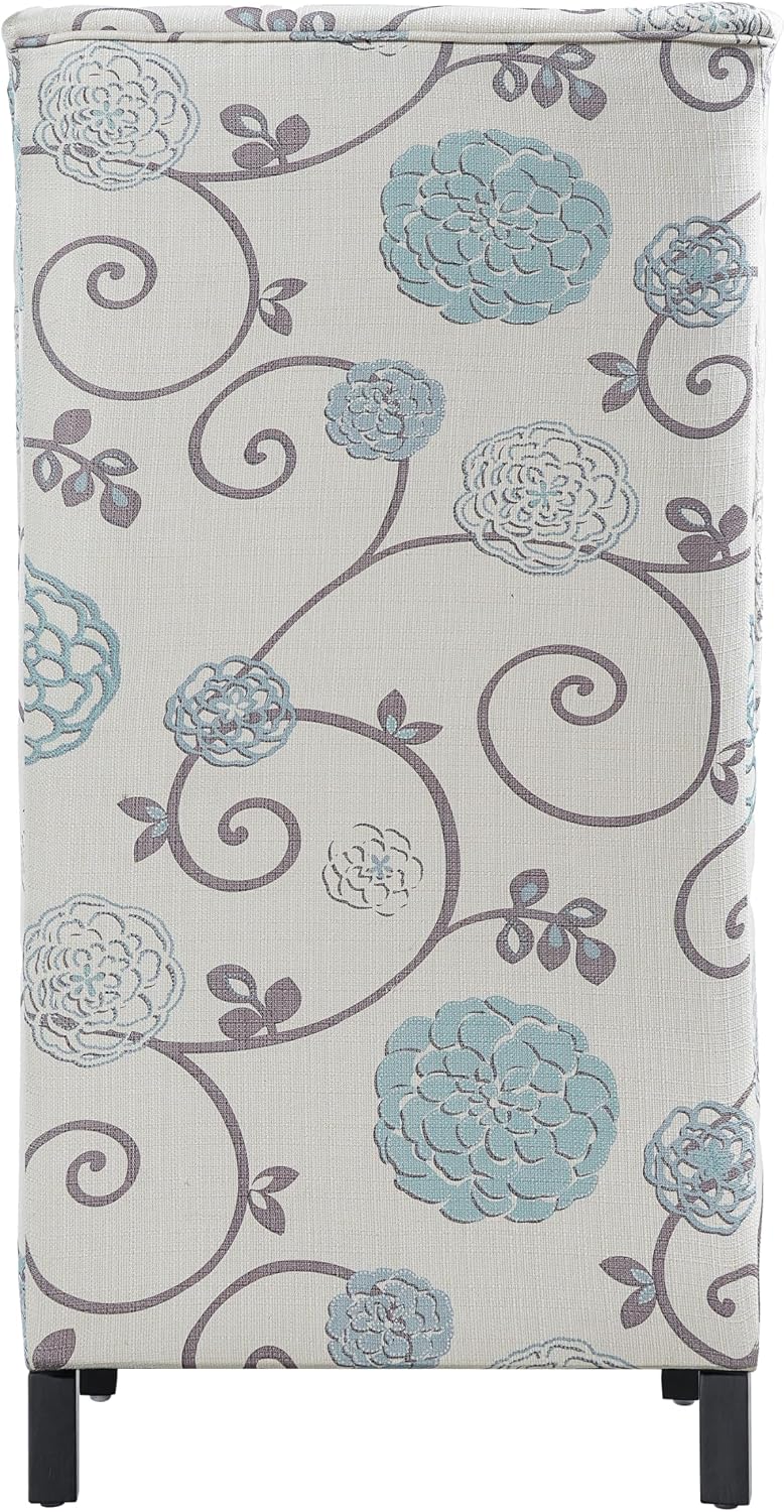 Christopher Knight Home Micua Luxury Upholstered Dining Chair with Floral Fab...