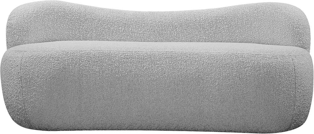 Meridian Furniture 119Grey Flair Collection Modern | Contemporary Boucle Fabr...