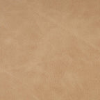 HomePop 24" Large Leatherette Storage Ottoman - Sand Faux Leather