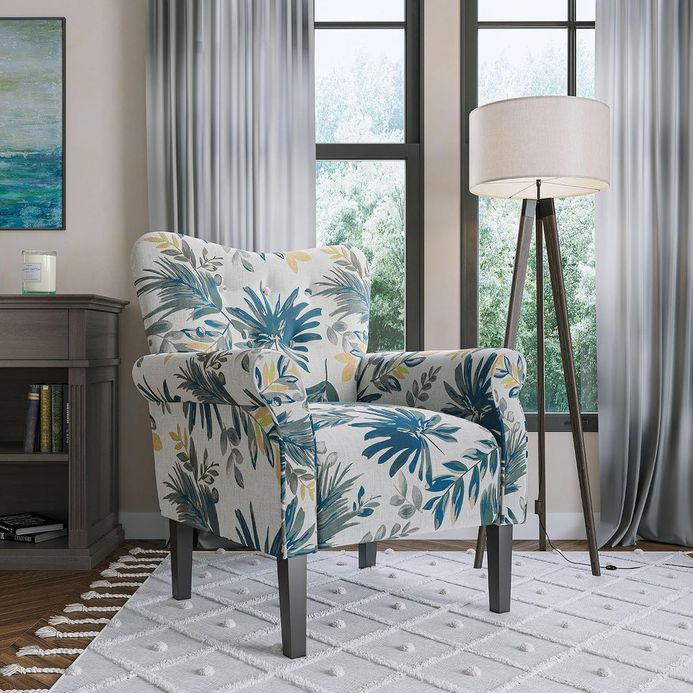 BELLEZE Modern Accent Chair, High Back Armchair, Upholstered Wingback Side Ch...