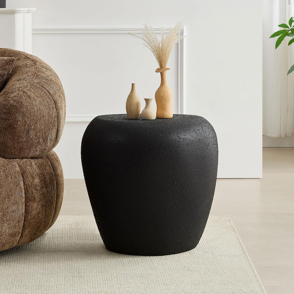 End Tables Faux Marble Side Table Modern Small Accent Table for Sofa Couch,Be...