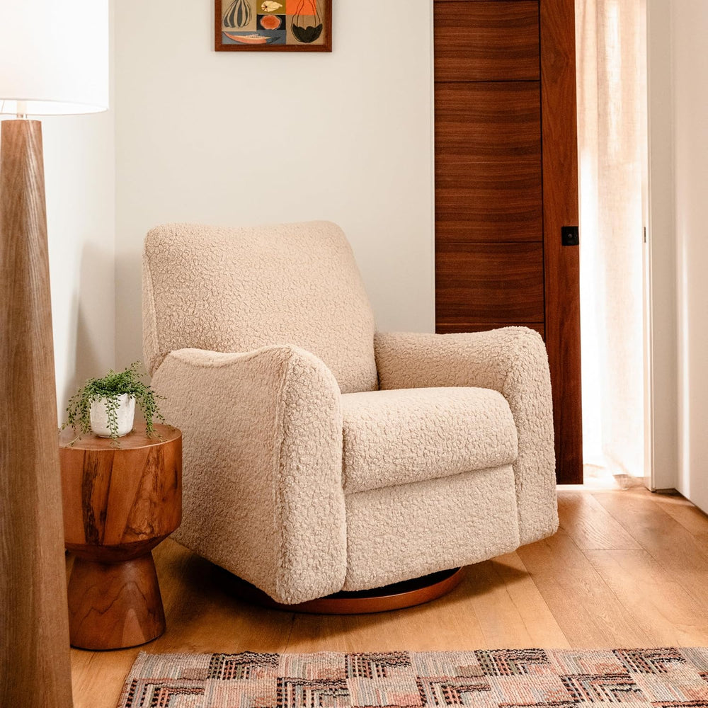 Nurseryworks for Babyletto Sunday Power Recliner and Swivel Glider in Chai Sh...