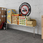 14" Deep x 60" Wide x 14" Height Wire Shelving Kit | 1-Tier | NSF Commercial Storage Rack Unit