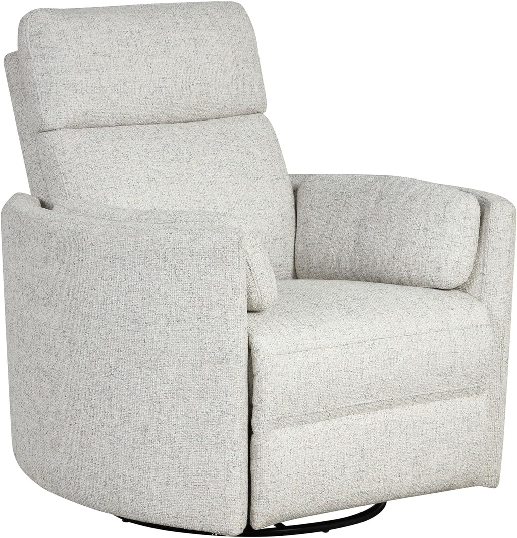 Parker Living Radius - Natural Beauty Quartz Power Swivel Glider Recliner for Adults with USB and Type-C Ports, Single Sofa Chair for Living Room