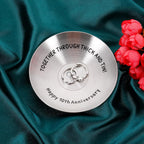 10 Year Anniversary Tin Gifts for Him Her 10 Year Anniversary Wedding Gifts | 10th Anniversary for Wife Husband Couple 10th Wedding Ring Dish for Women Men Tin Gift for 10th Anniversary Tenth Year Gift