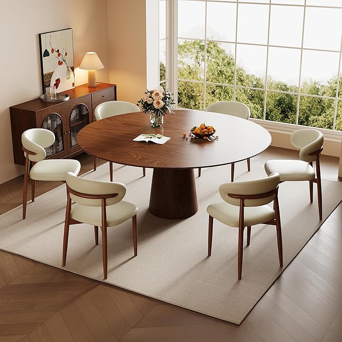 Dining Chairs Set of 2 for Kitchen Dining Table Mid Century Modern Farmhouse ...