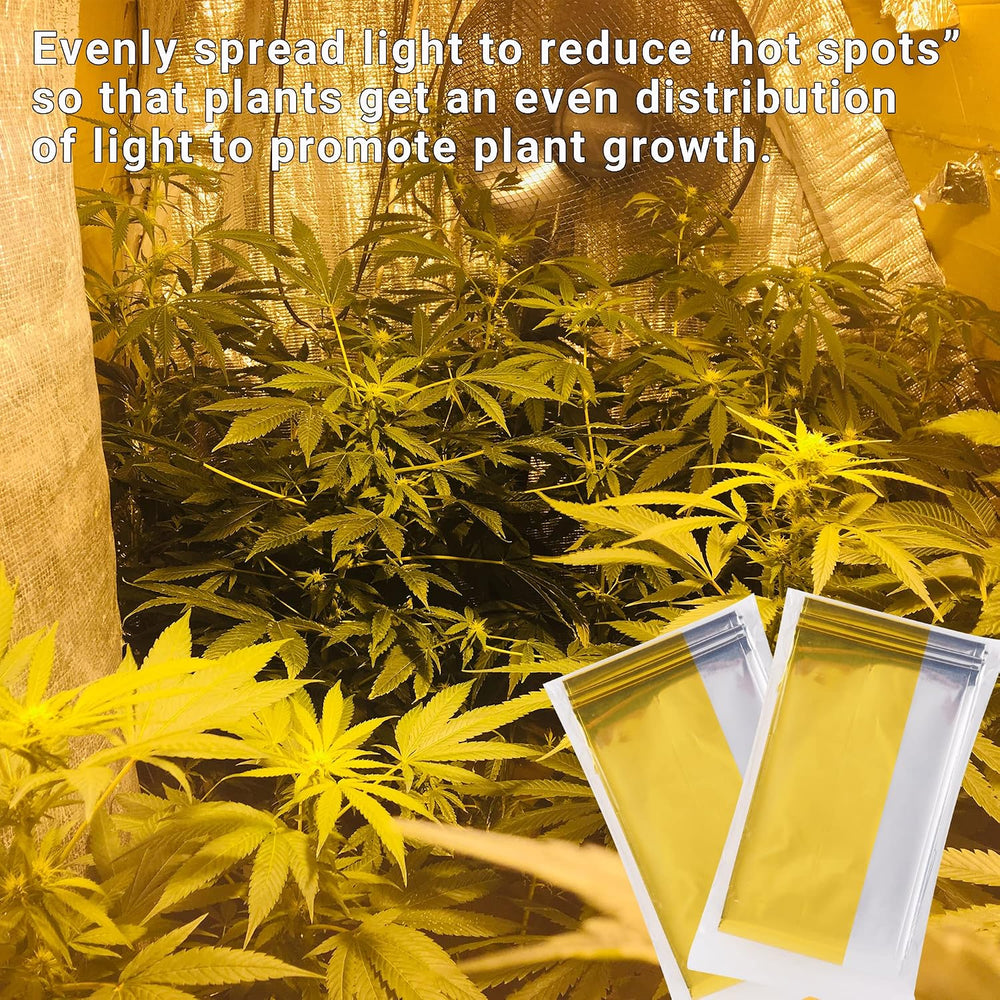 30 Pack High Reflective Mylar Sheets Plant Growth Mylar Films Garden Greenhou...