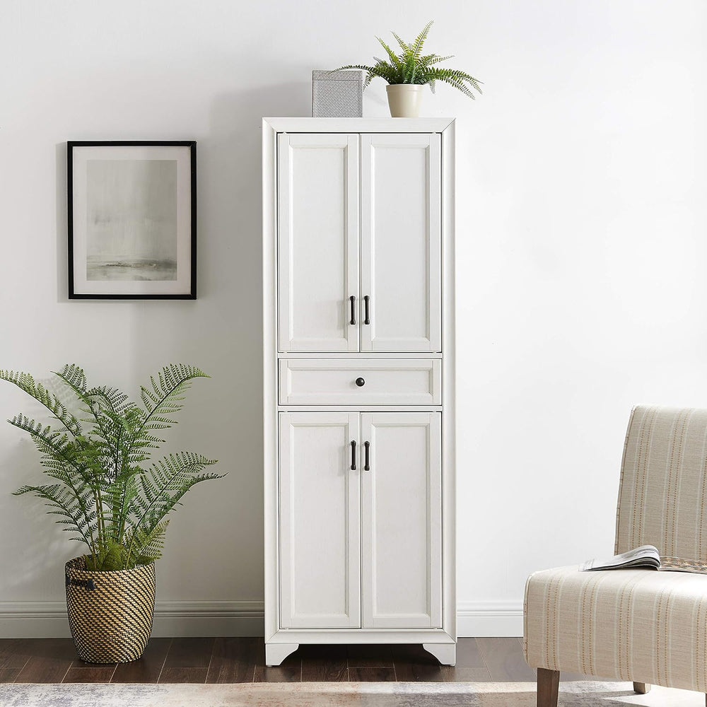 Crosley Furniture Tara Pantry Storage Cabinet with Shelves, Kitchen, Dining, ...