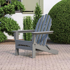 POLYWOOD AD5030GY Classic Folding Adirondack, Slate Grey