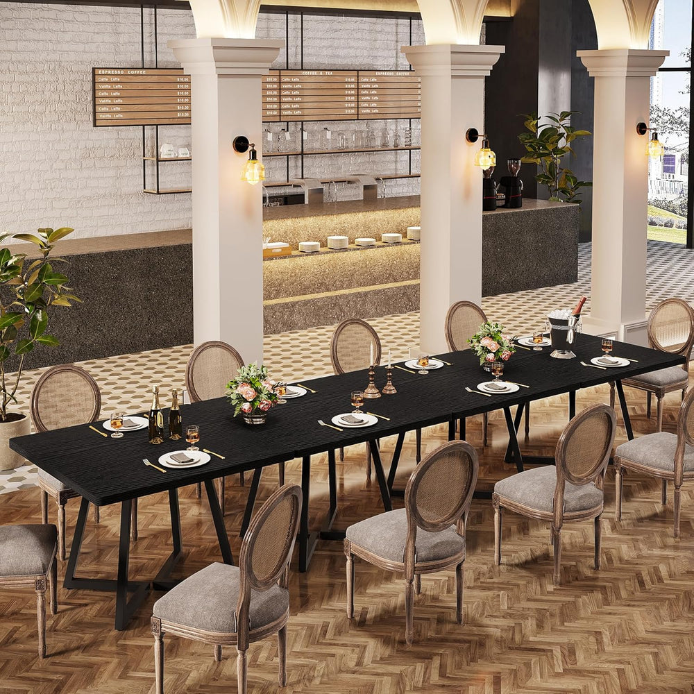 Tribesigns Square Commercial Dining Table Set of 4, 31.5" Heavy Duty Din...
