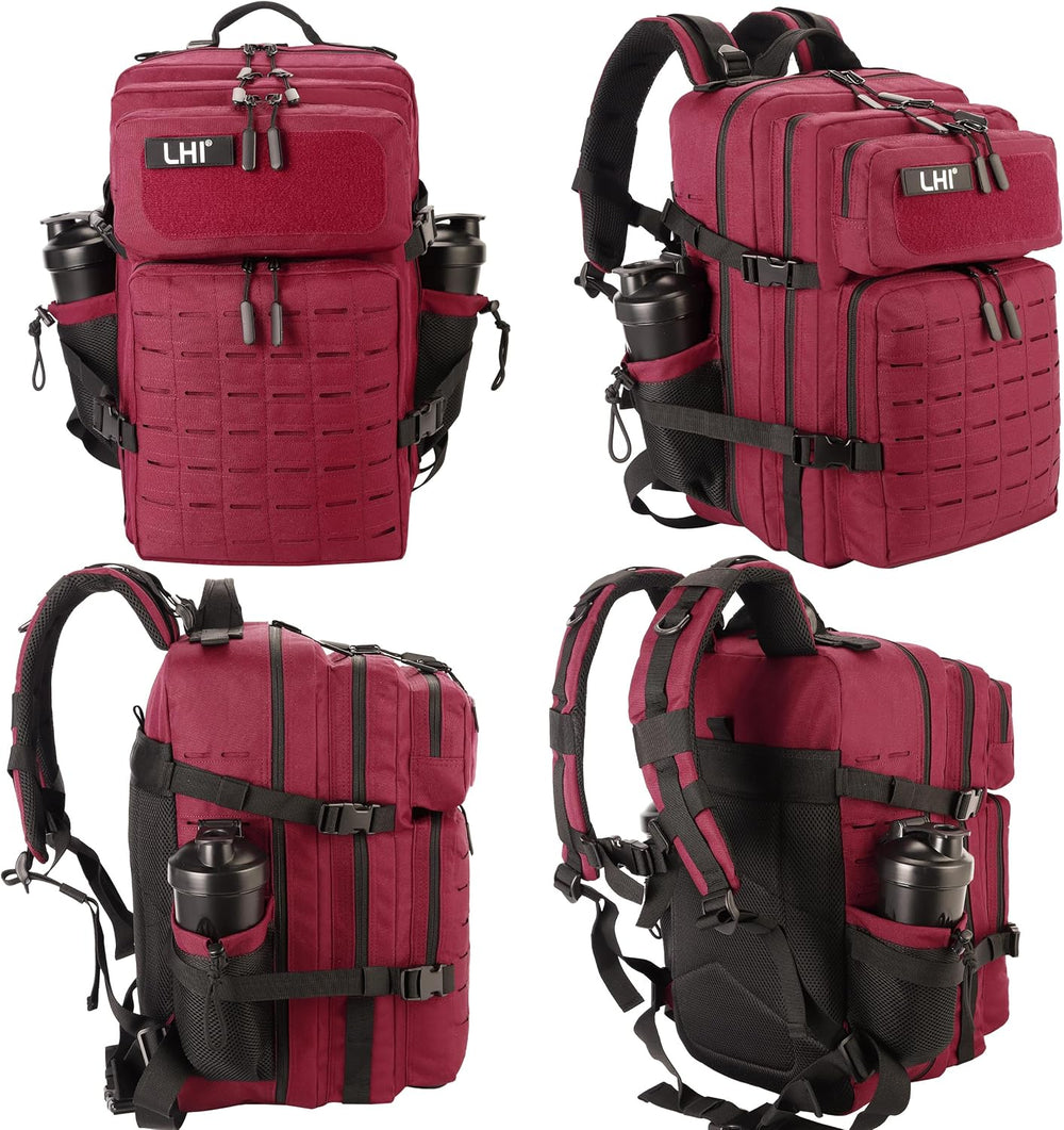 LHI Tactical Military Backpack for Men 25L/45L Large Molle Army Assault Pack ...