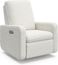 Graco Teddi Nursery Power Recliner Swivel Glider, Ivory Boucle | Electronic Power Recline, OEKO-TEX 100 Certified, USB-A & USB-C Charger, Premium Cushioning & Comfort, Glider Rocking Chair