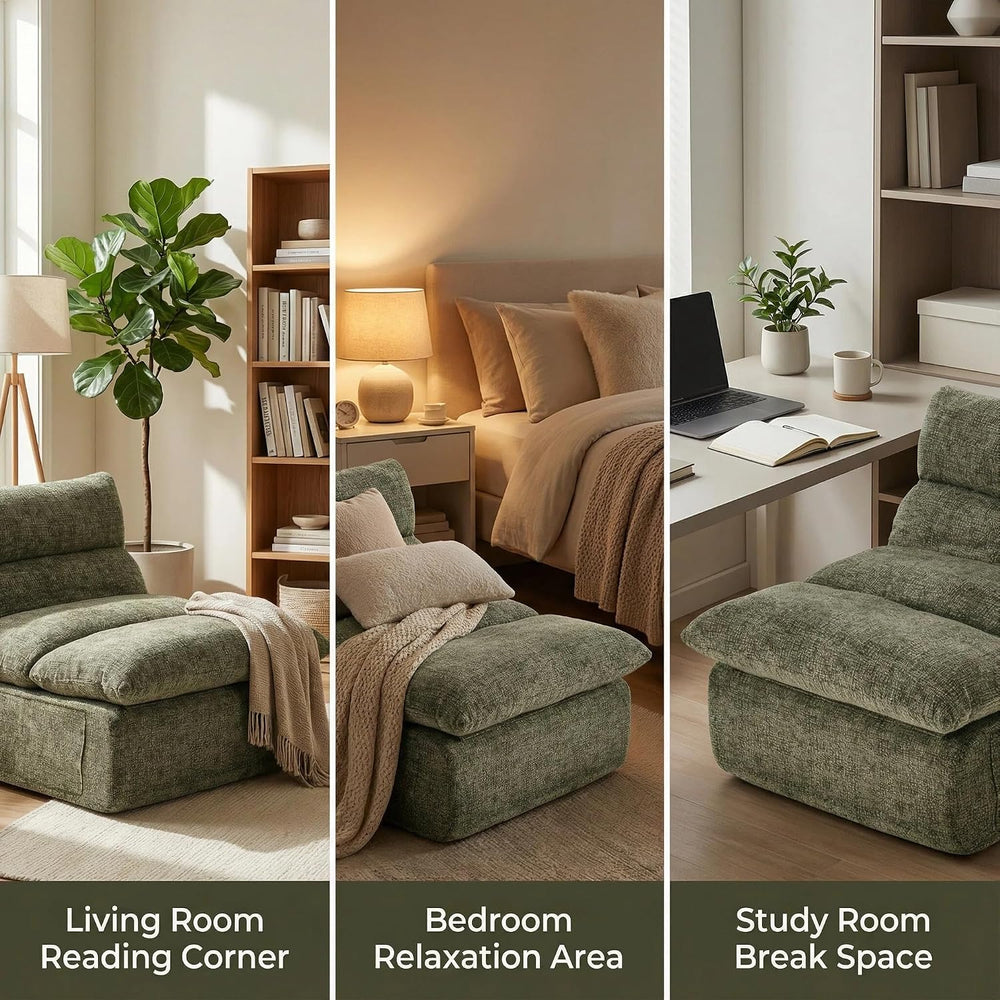 Furnimart Chair for Adults, High Density Foam Chair with Back Support, No Sag...