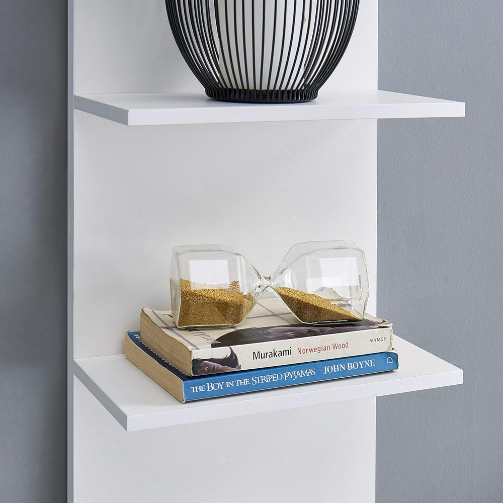 Danya B. Decorative Wall Mount Vertical Shelving Unit – Modern Column Shelves...
