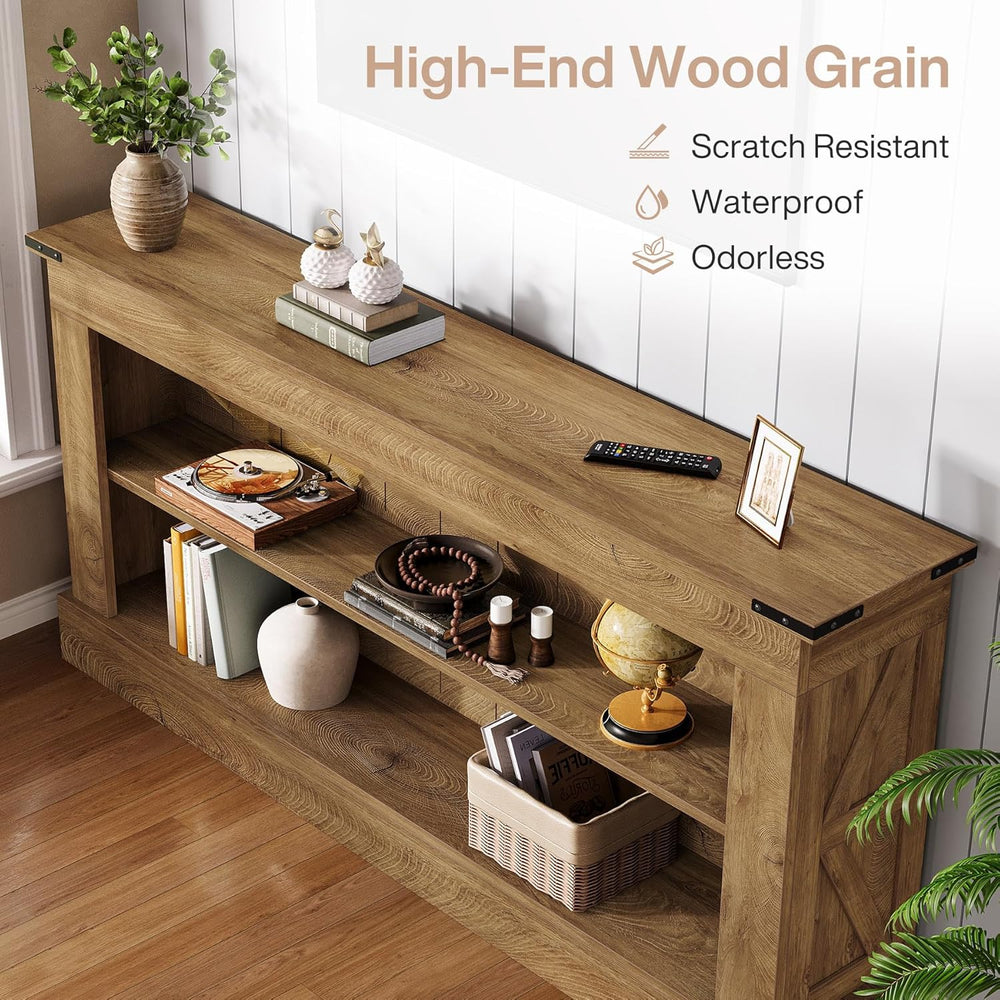 Tribesigns 63-Inch Long Console Table for Entryway, Narrow Long Entry Table w...