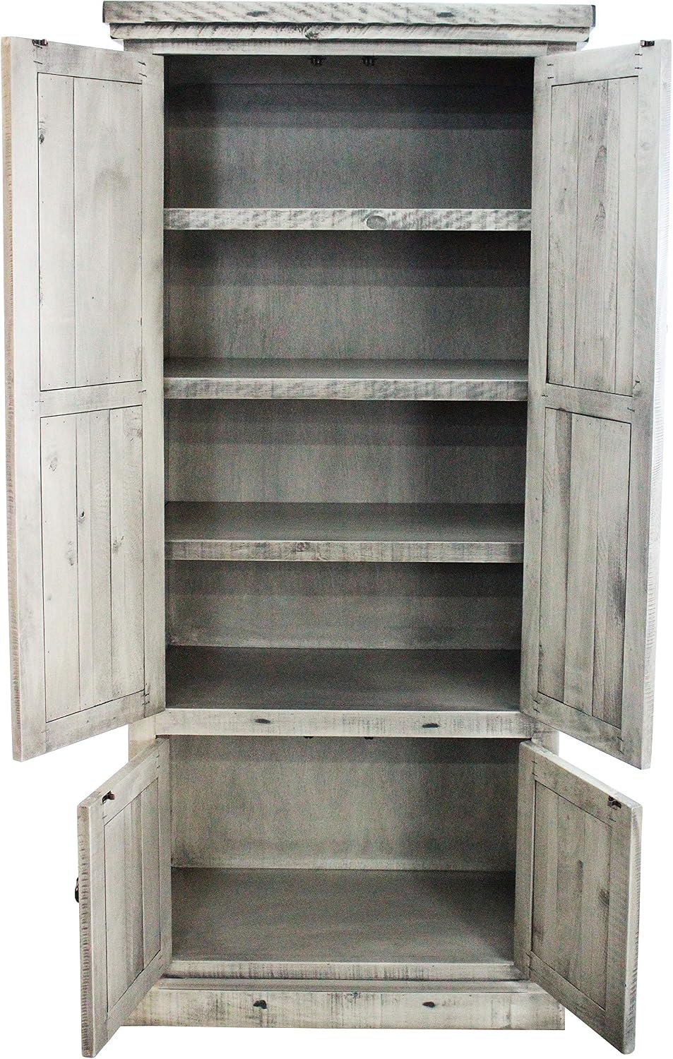 American Heartland MFG. Rustic Double Door Pantry, Rustic Dela Verria