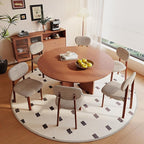 Modern Dining Room Chairs Set of 2 Upholstered Kitchen & Dining Chairs with Metal Legs for Dining Room Kitchen Living Room, Brown/Walnut Linen